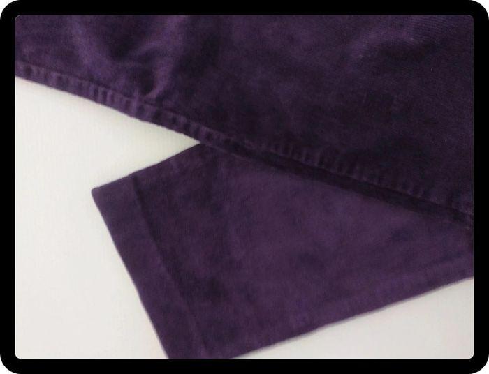 Pantalon velours violet - photo numéro 2