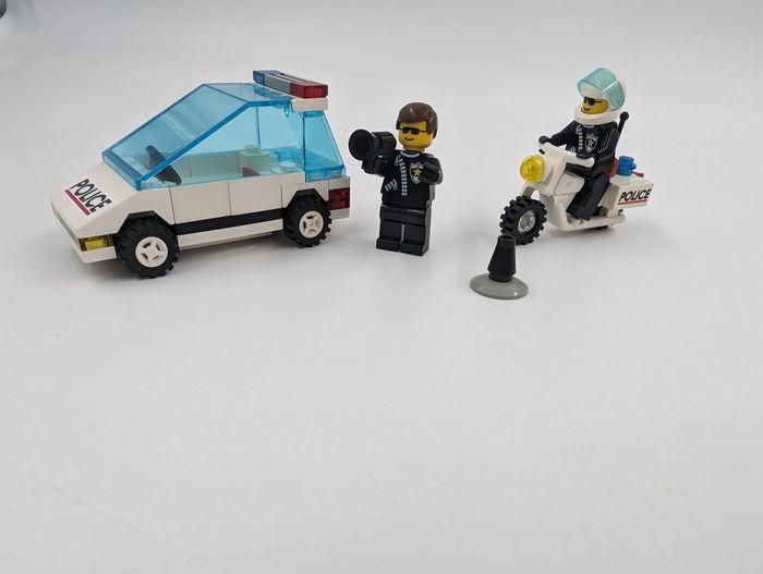 Set Lego 6625 Town Speed Trackers Police sans boite, avec notice complet (manque 1 sticker) - photo numéro 2