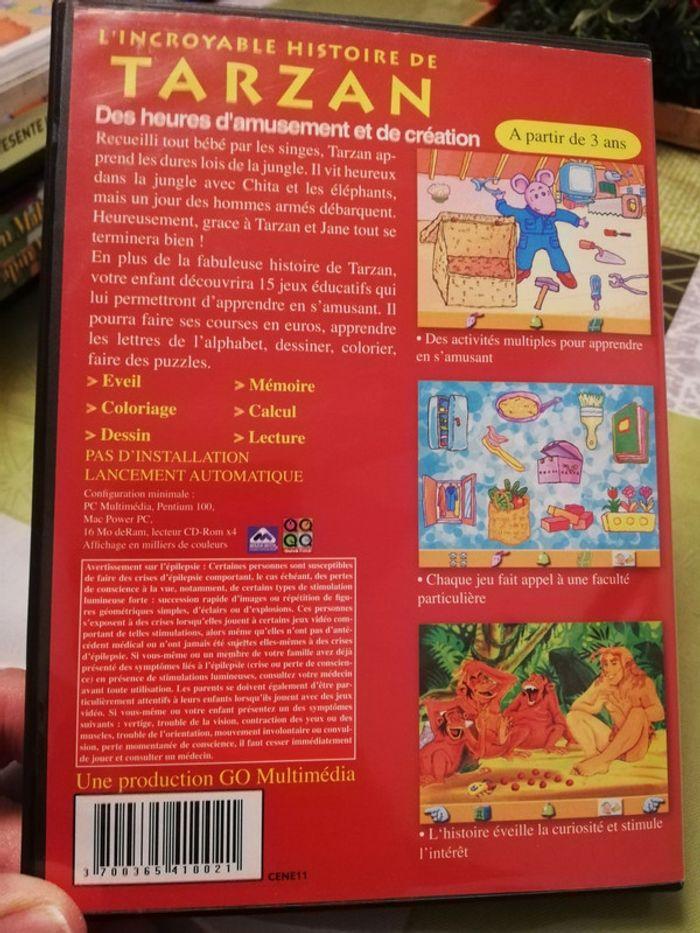 CD-ROM éducatif L'incroyable histoire de Tarzan 3 ans et + - photo numéro 2