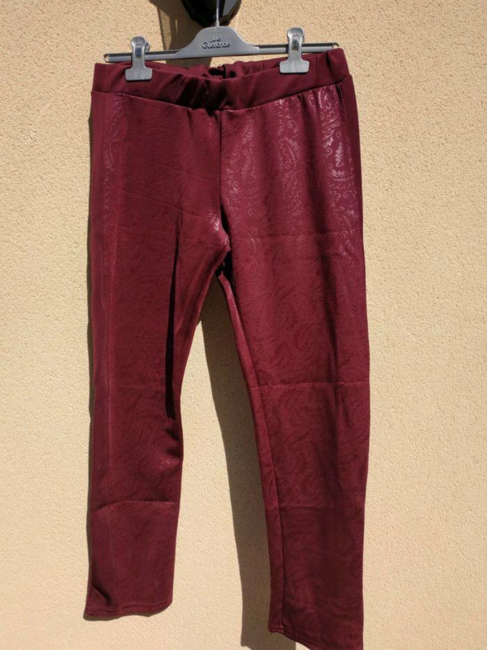 Pantalon bordeaux - photo numéro 2