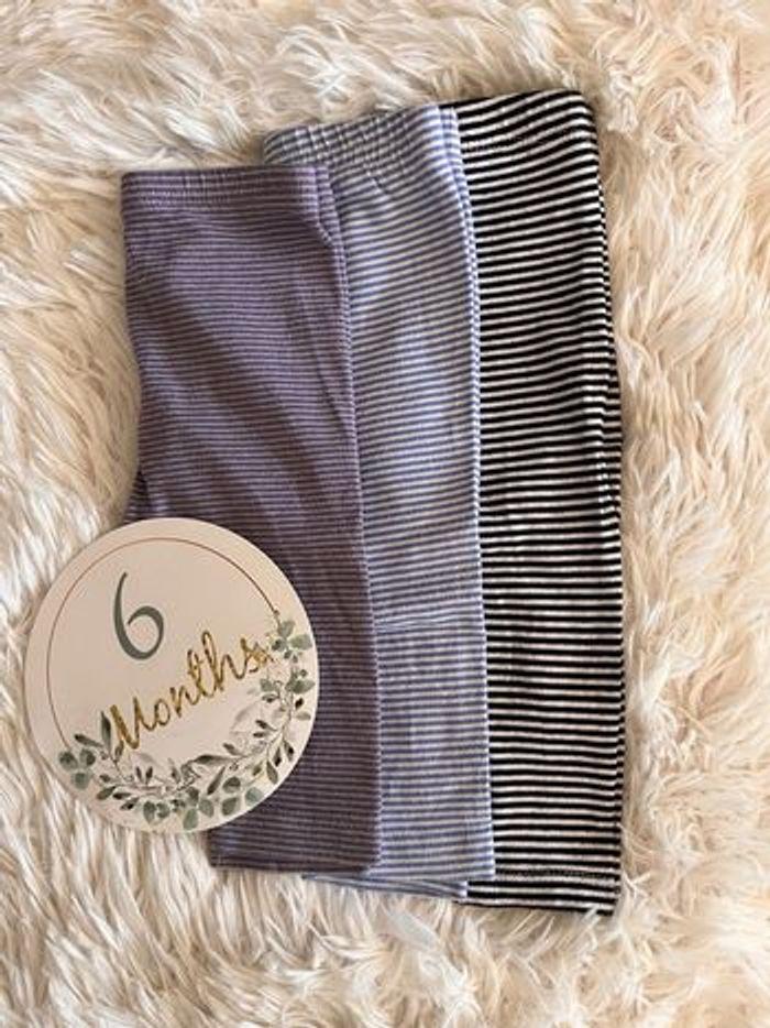 Lot leggings 6 mois