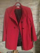 Manteau rouge Promod 42/XL