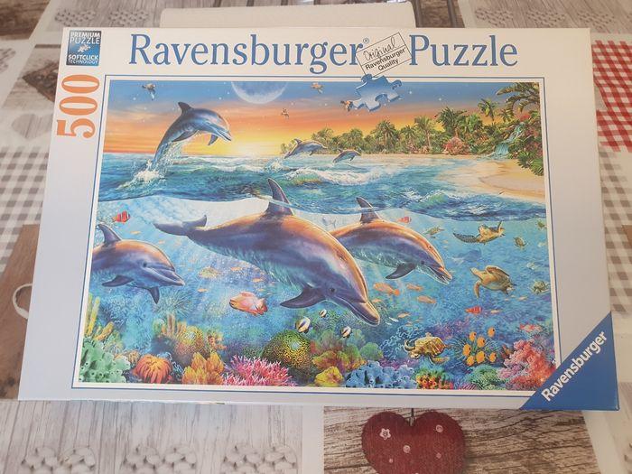 Puzzle  dauphins  500  pièces - photo numéro 2