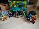 Camion Tortue Ninja avec moto et personnages