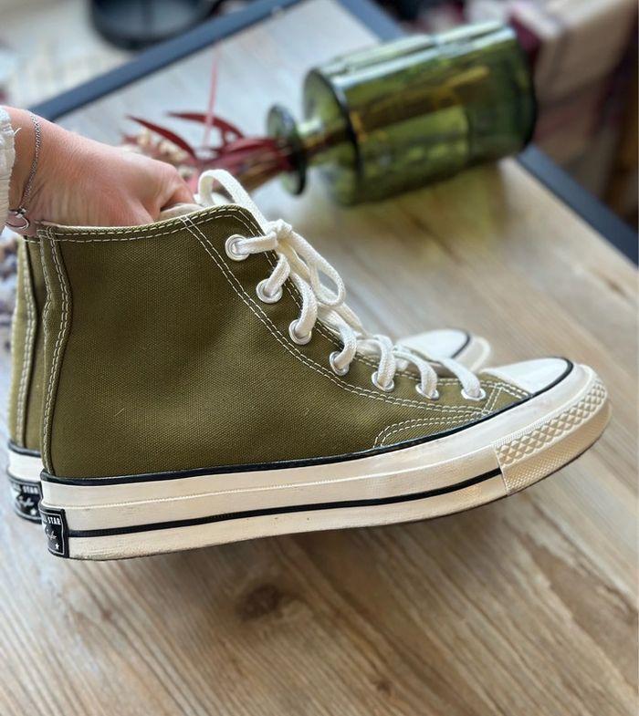 Converse Chuck 70 montantes vert olive - Taille 38 - photo numéro 9