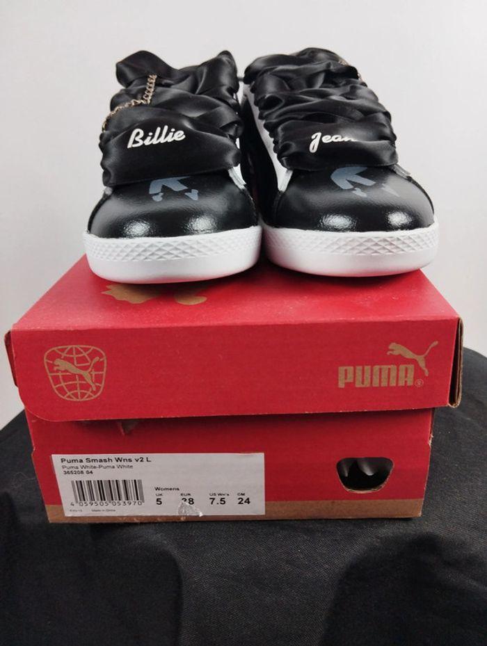 Baskets customisées Puma Smash Wns v2 L – Billie Jean - photo numéro 7