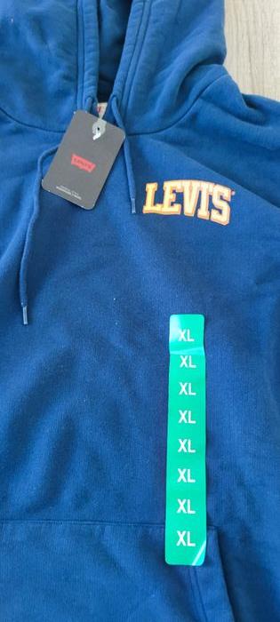 Sweat capuche bleu pour homme taille XL marque Levi's - photo numéro 5