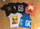 Lot de 5 t-shirts manches courtes 6 ans