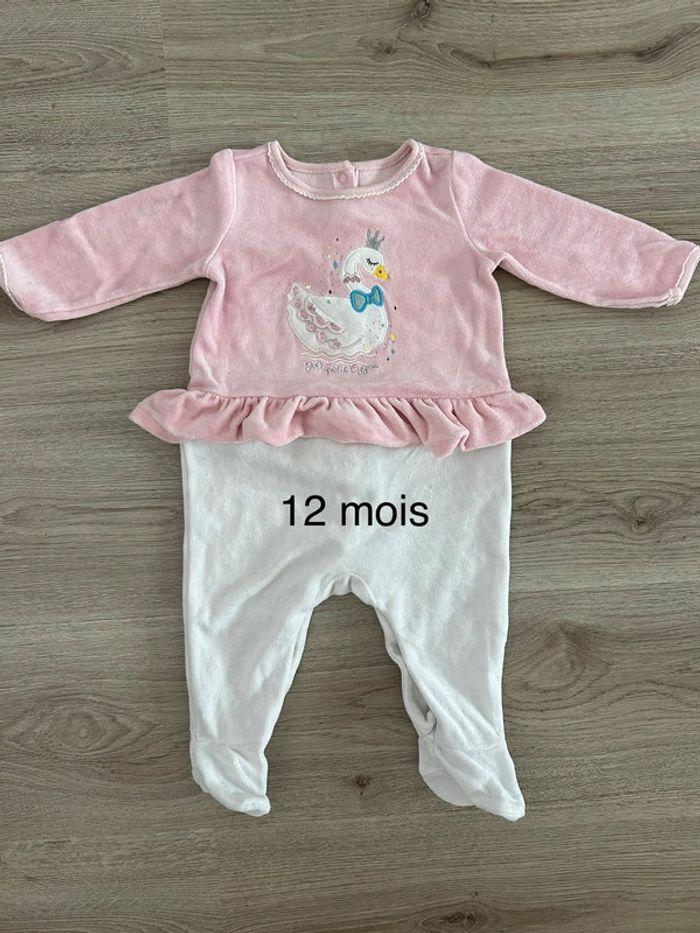 Pyjama velours Sergent Major 12 mois - photo numéro 1