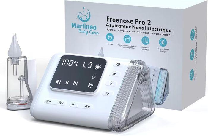 NEUF - Mouche bébé / Aspirateur nasal électique Marlineo Freenose Pro 2 - photo numéro 7