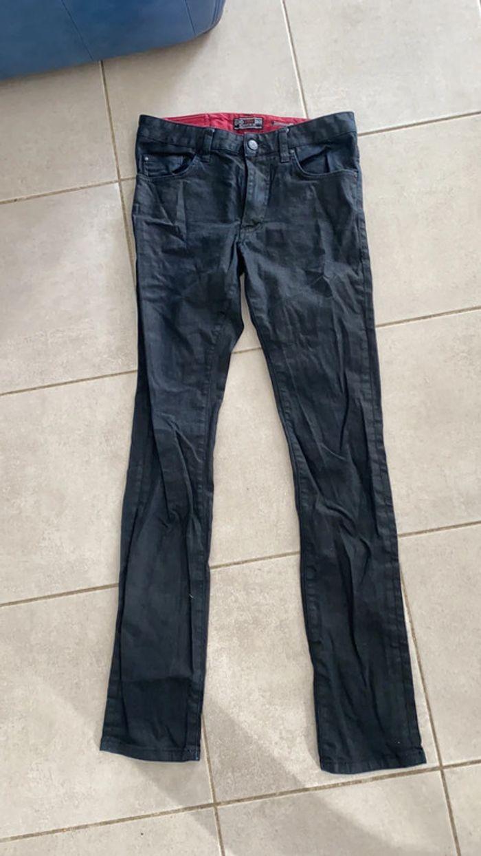 Jean noir super slim taille 38 devred - photo numéro 2