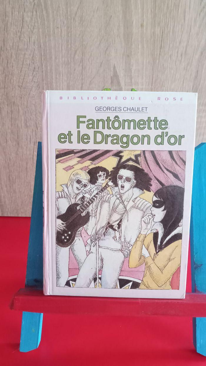 Fantômette et le Dragon d'or, 1980, bibliothèque rose - photo numéro 1