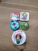 Lot badges Witch