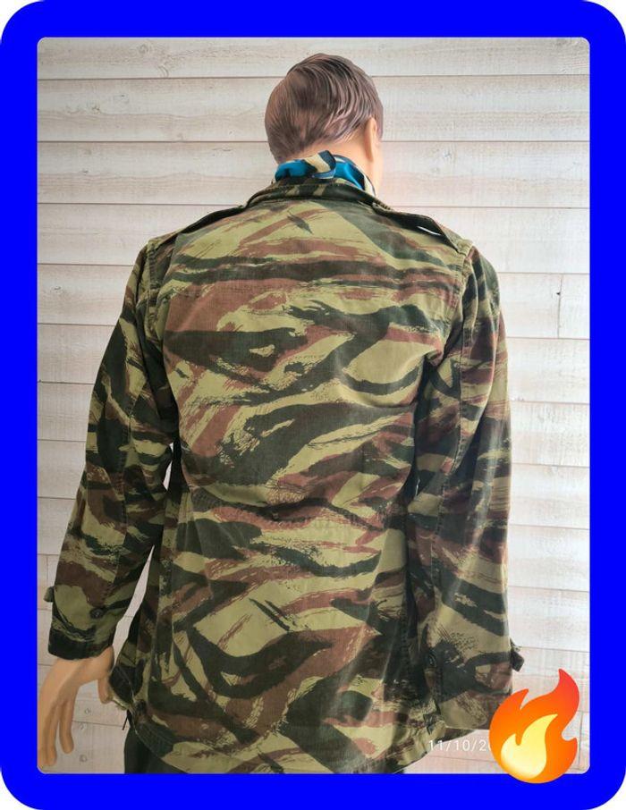 Rare veste militaire m47vintage camouflage lézard taille 38/40 - photo numéro 3