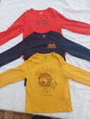 Lot de 3 tee shirts taille 18 mois neuf