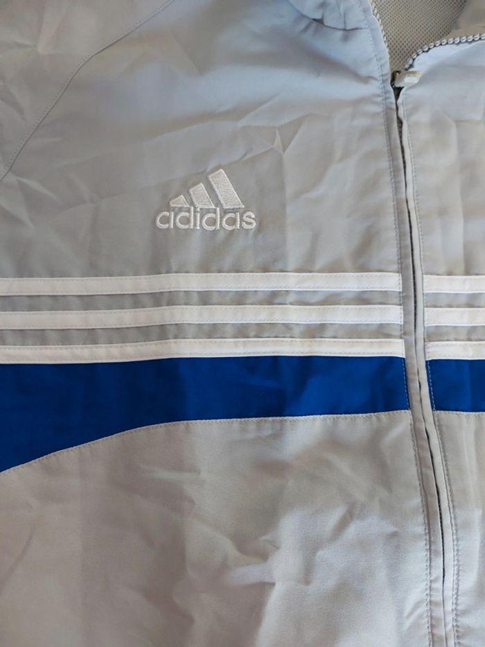 Veste de survêtement  Adidas homme grise - photo numéro 3