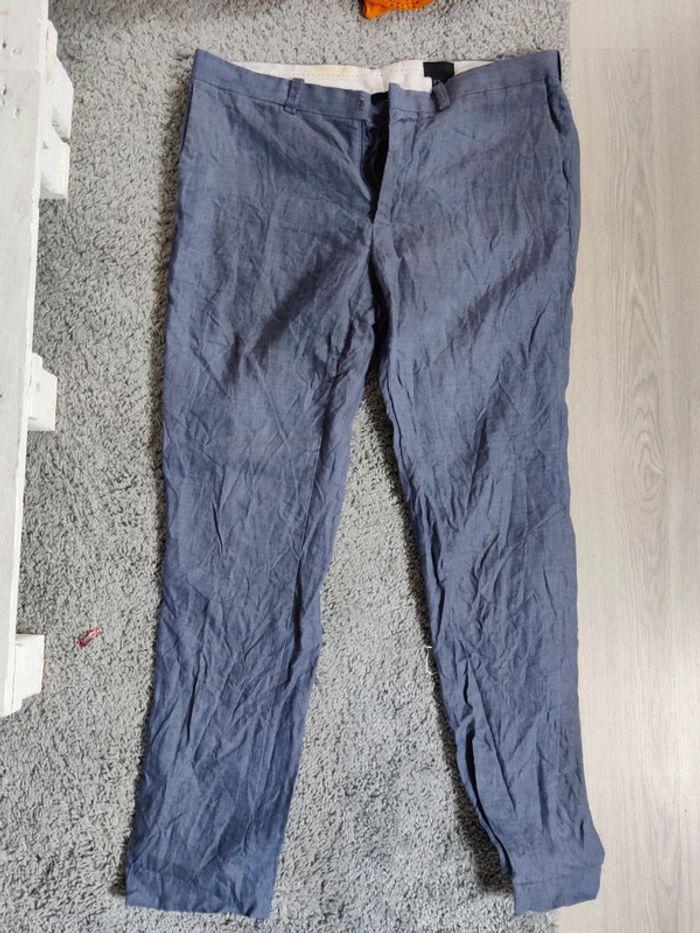 Costume homme bleu-gris h&m (voir description pour les tailles) - photo numéro 4