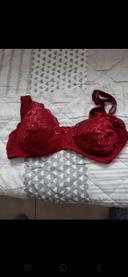 Soutien gorge grande taille rouge