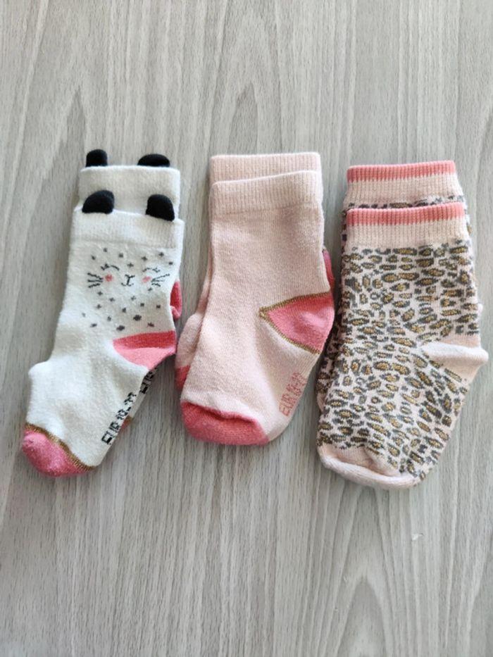 Lot de 3 paires de chaussettes 19/22 - photo numéro 2