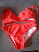 Maillot de bain rouge 9 12 mois