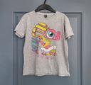 T-shirt gris à motif Zara Taille 7/8ans