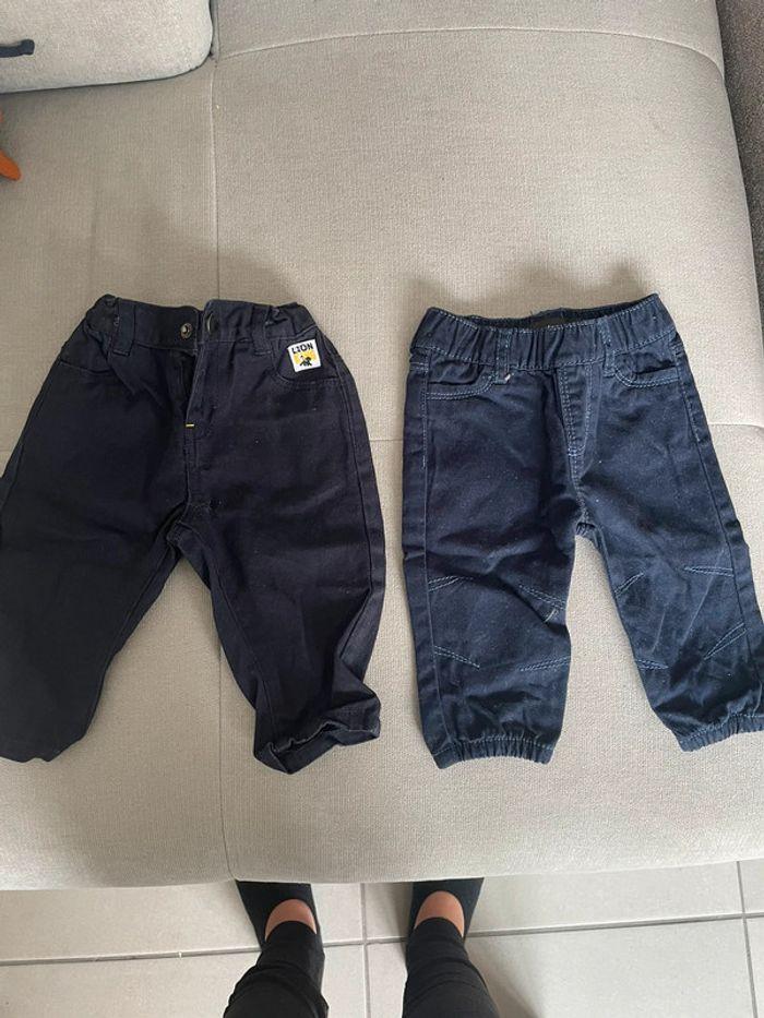 2 pantalon bébé 6 mois - photo numéro 1