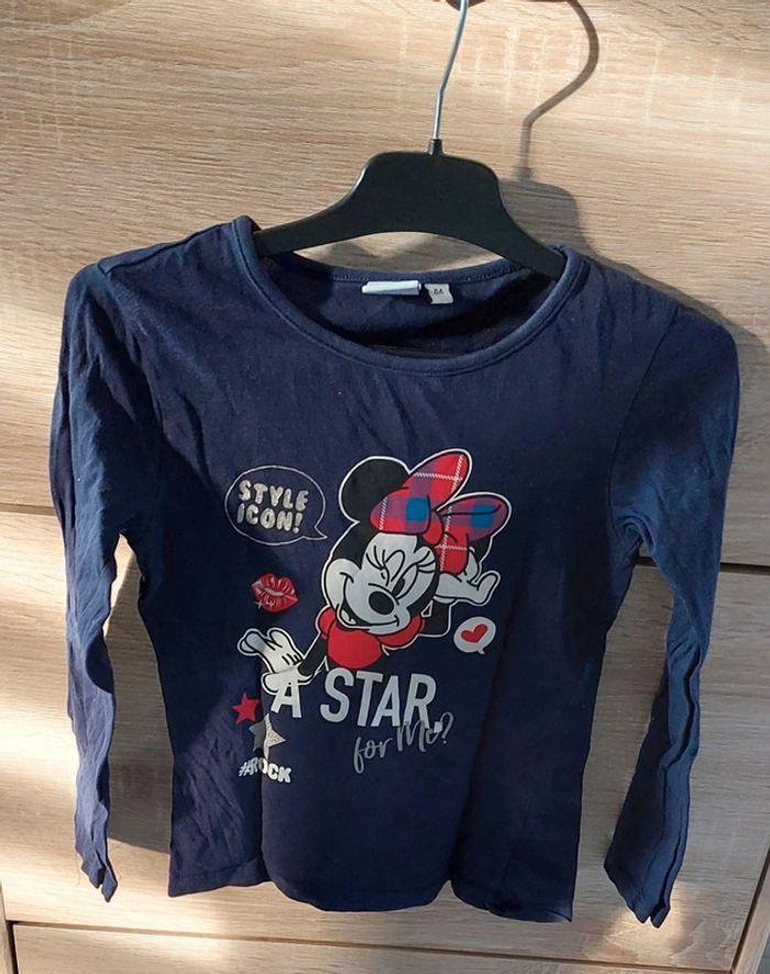 T shirt minnie 6 ans