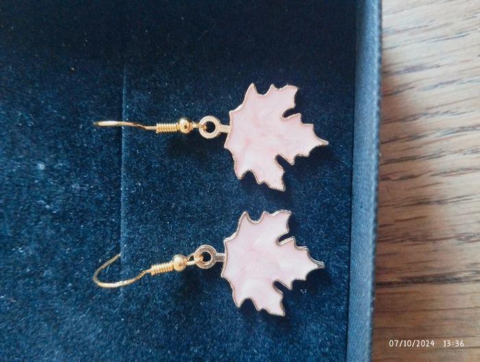 Boucles d'oreilles d'automne - photo numéro 2