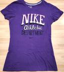 T-shirt sport violet Nike athletic department, t.s