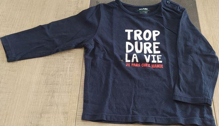 Lot de 5 tee shirt manches longues - Taille 12 mois. - photo numéro 3