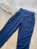 Pantalon bleu carotte 10 ans