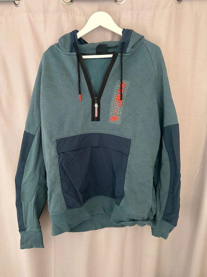 Pull sweat à capuche nike air max taille xl vert - photo numéro 1