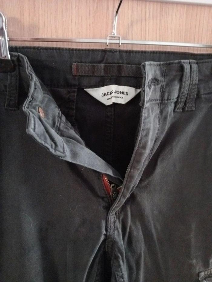 Pantalon cargo noir délavé taille 30/32 - photo numéro 3