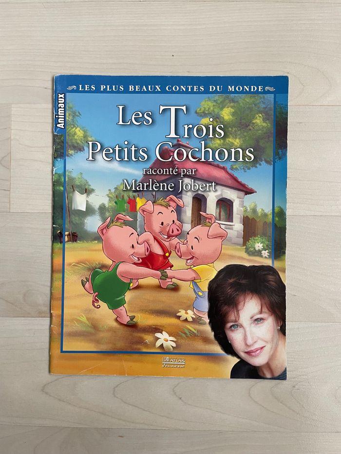 Cd + livre Les Trois Petits Cochons par Marlène Jobert - photo numéro 2