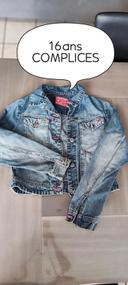 Veste en jeans fille