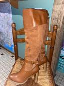 Bottes hautes marrons (bien lire l’annonce)