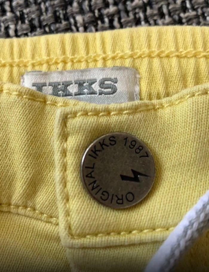 Pantalon jaune, IKKS, 6 mois en très bon état - photo numéro 5