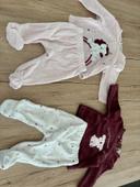 Lot de pyjamas deux pièces fille 3 mois