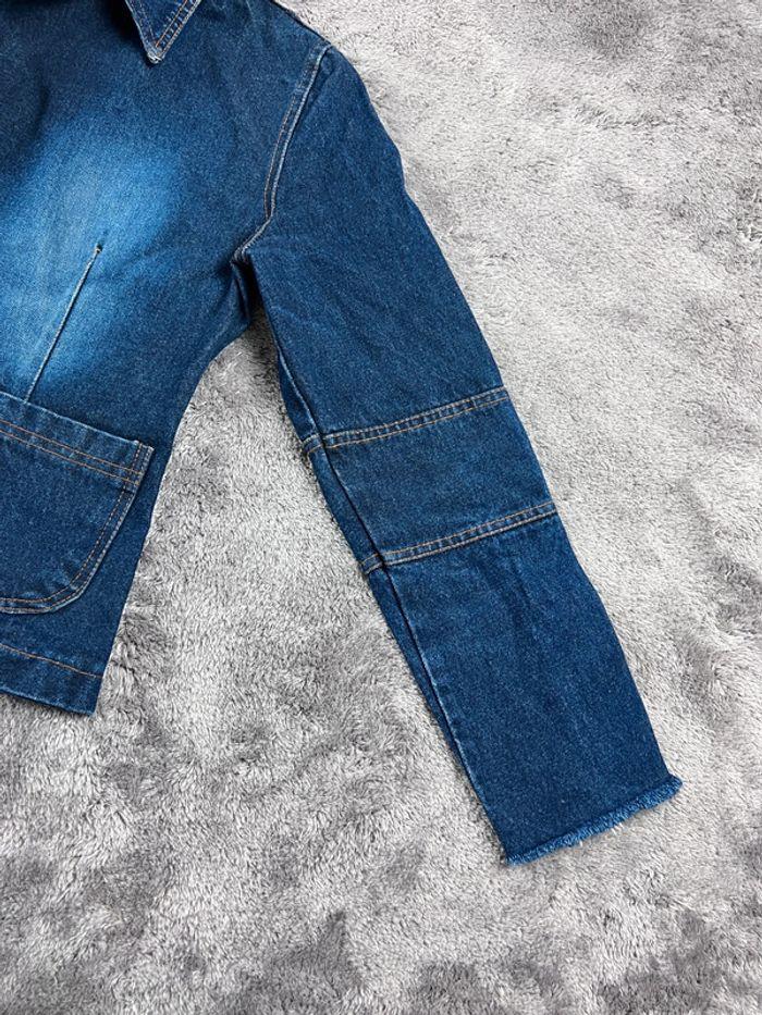 👕 Veste en Jeans vintage y2k Bleu Taille L 👕 - photo numéro 7