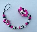 Attache tétine personnalisée Minnie