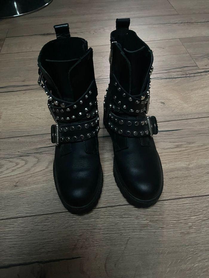 bottines zara clou - photo numéro 2