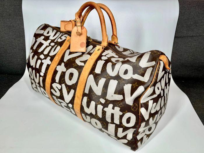 Louis Vuitton Vintage Édition Limitée Graffiti Keepall 50 - photo numéro 8