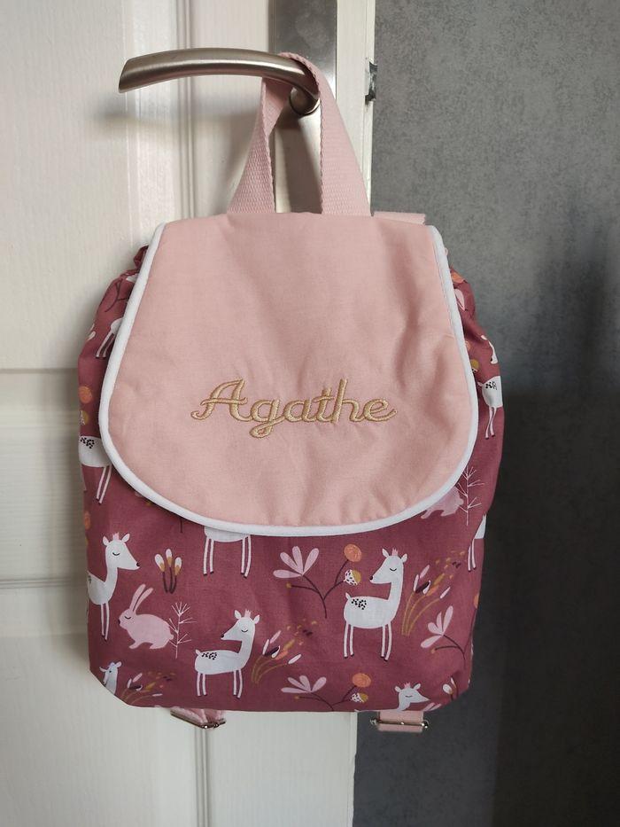 Sac à dos maternelle brodé - photo numéro 3