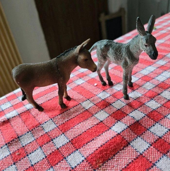 Lot anes animaux de la ferme schleich - photo numéro 1