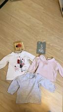 Lot tee-shirts fille