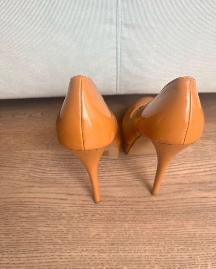 Escarpins Beige Haut Talon Taille 37 - photo numéro 5