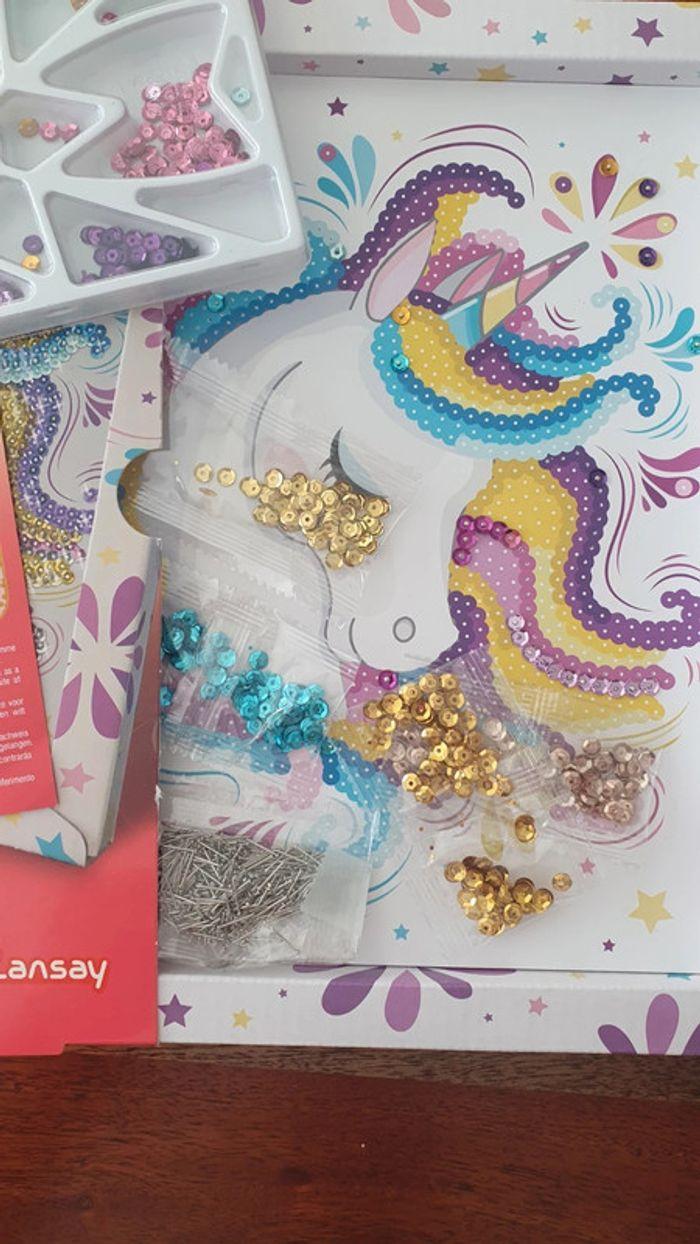 Atelier créatif Sequins Licorne Lansay - photo numéro 2