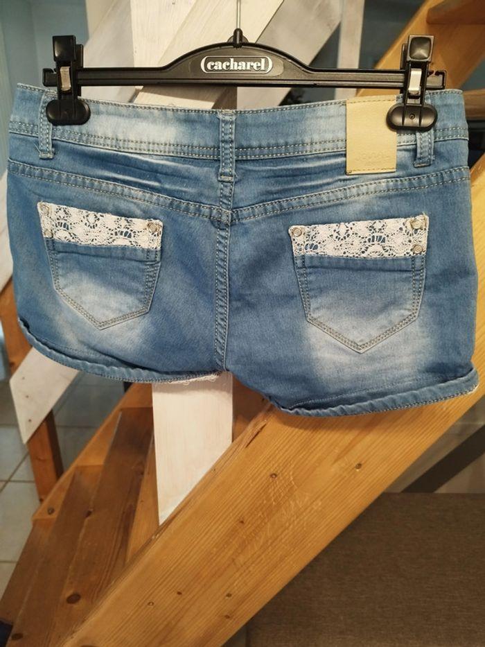 mini short jeans - photo numéro 2