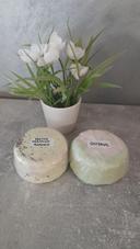 Lot de 2 Gros Galets de bain effervescent 200gr - Menthe Géranium Romarin et Goyave