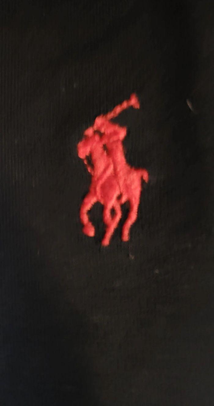 Polo Ralph Lauren Taille M Noir Logo Brodé Classique - photo numéro 4